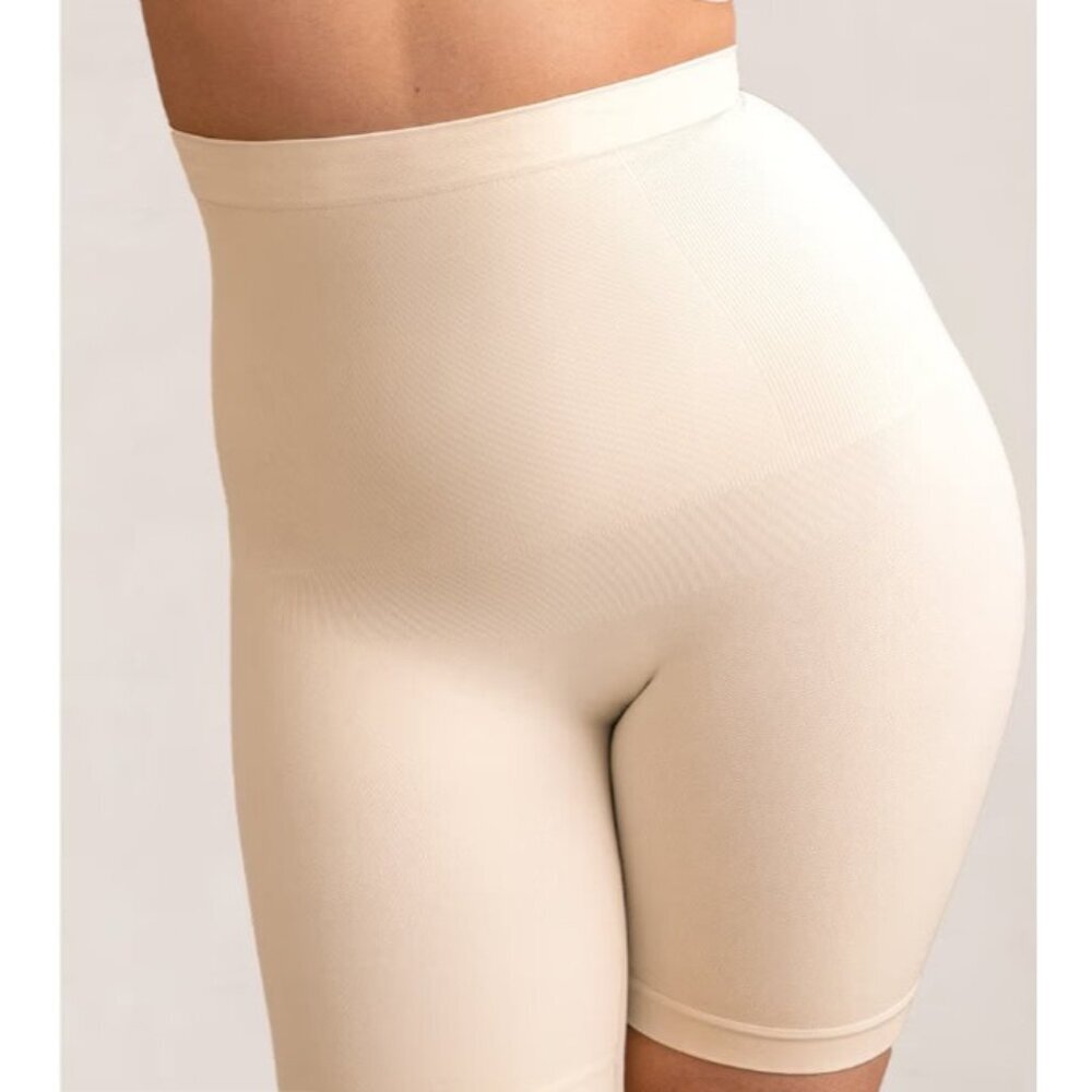Shapermint Essentials High Waisted Shaper Short Women's‎ XL/2XL Beige  New 0067